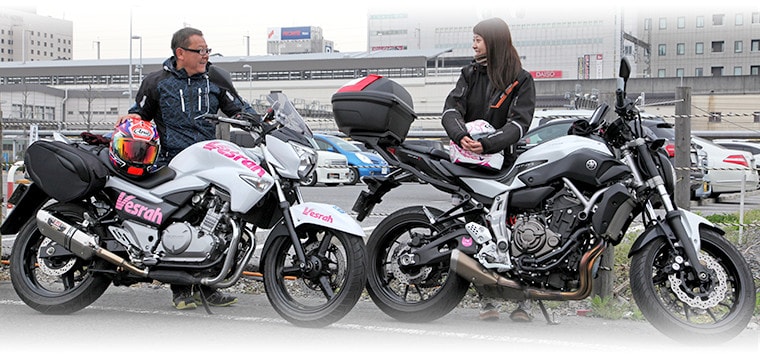 春到来！ バイクシーズンの安全祈願へ