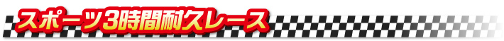 スポーツ3時間耐久レース