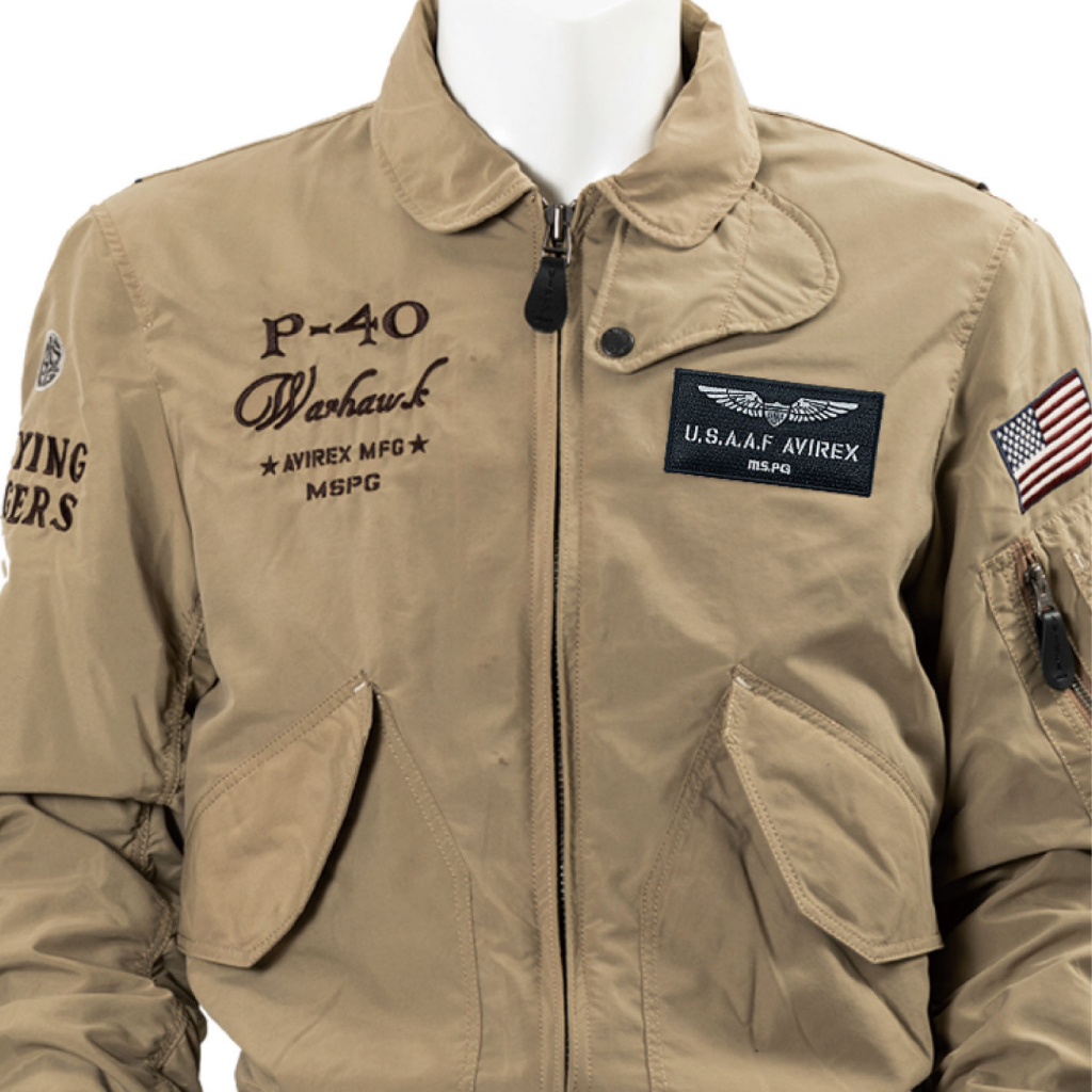 カラータブ　AVIREX CWU-36P WIND BREAK FLIGHT JACKET ２りんかん