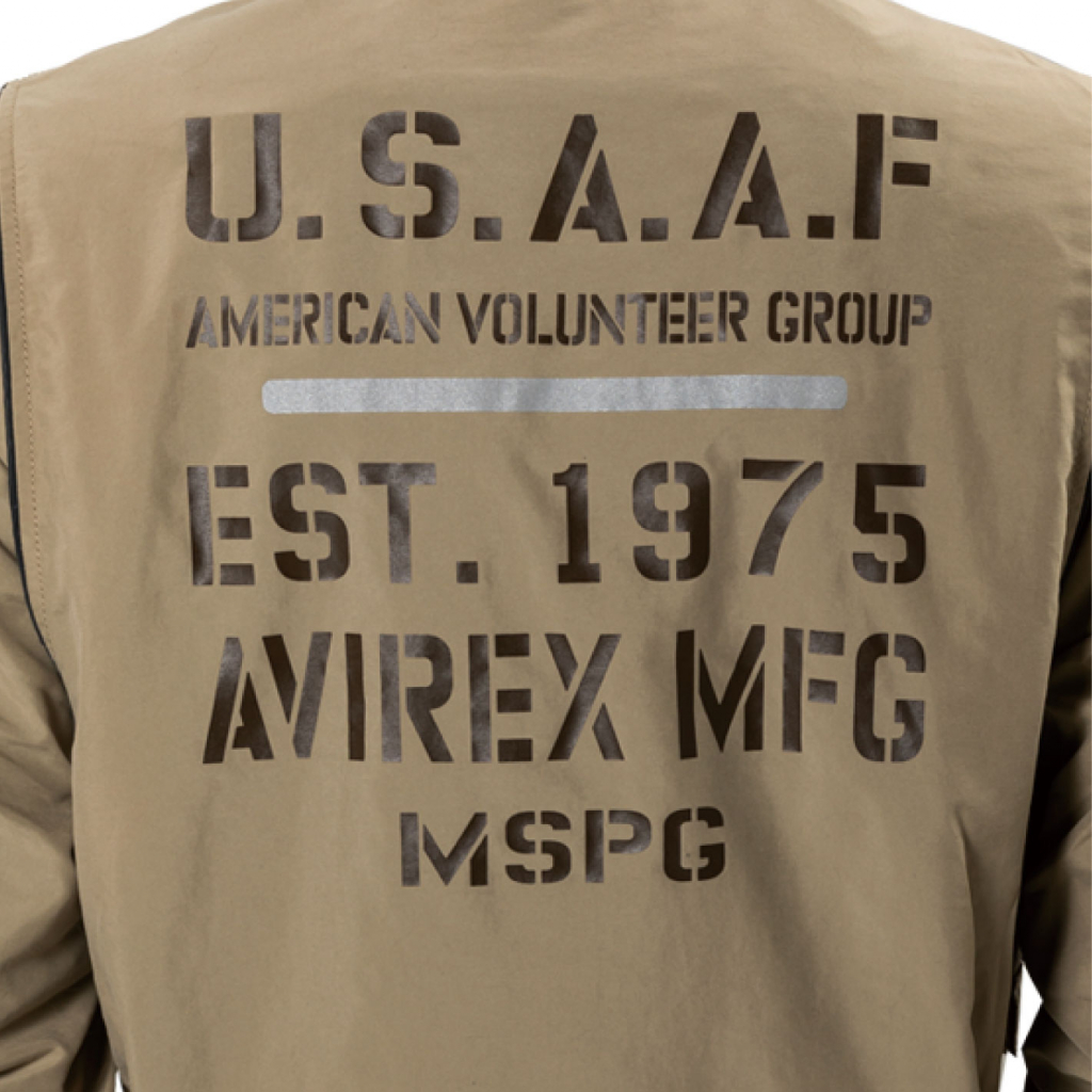 リフレキ　AVIREX CWU-36P WIND BREAK FLIGHT JACKET ２りんかん