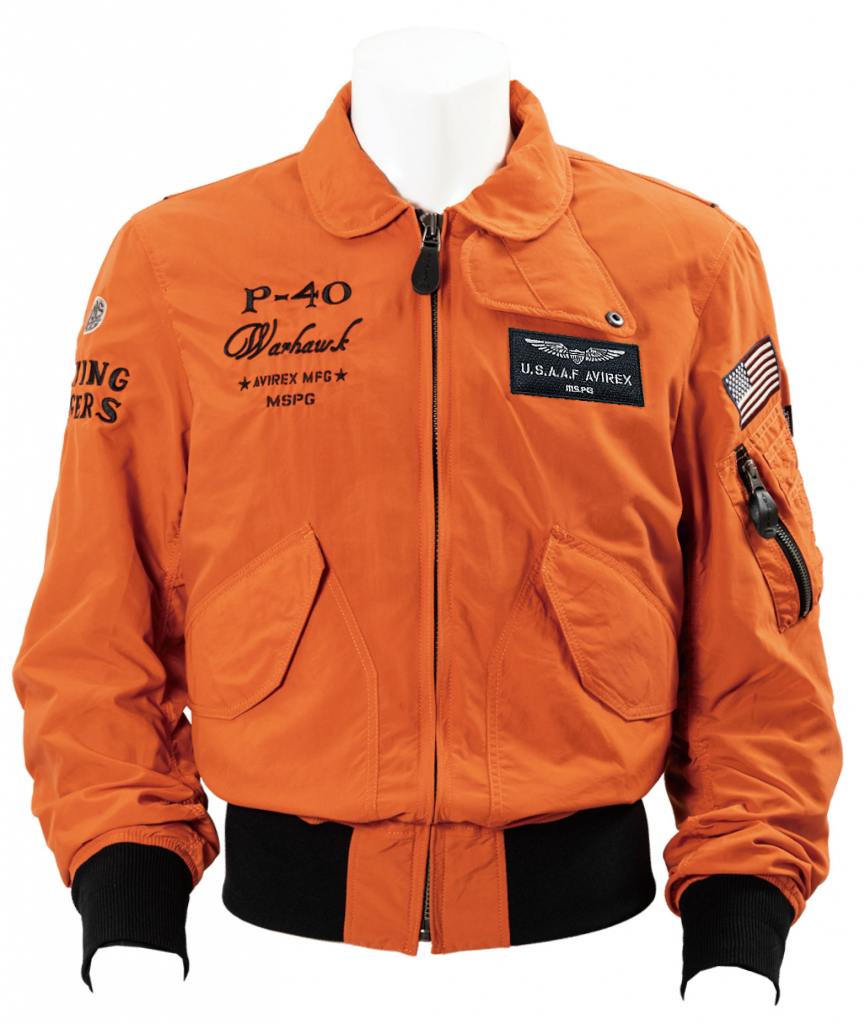 オレンジ　AVIREX CWU-36P WIND BREAK FLIGHT JACKET ２りんかん