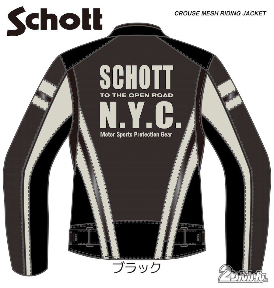 Schott_CROUSE MESH RIDING JACKET|2りんかん