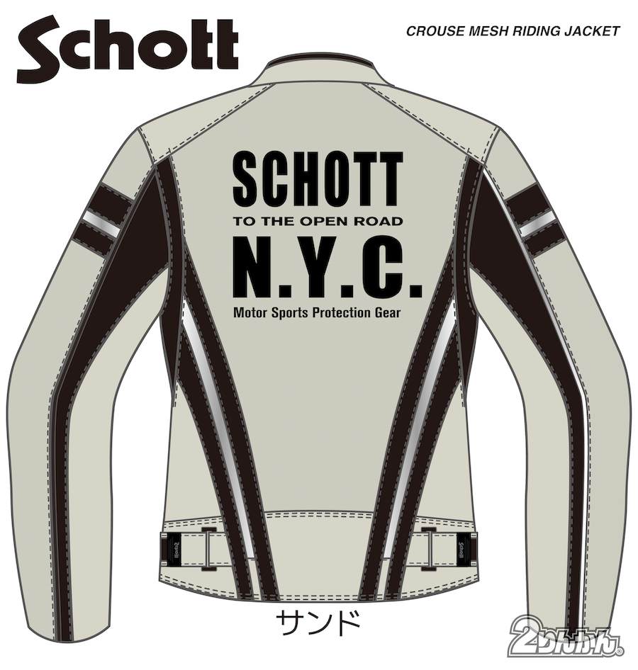 Schott_CROUSE MESH RIDING JACKET|2りんかん