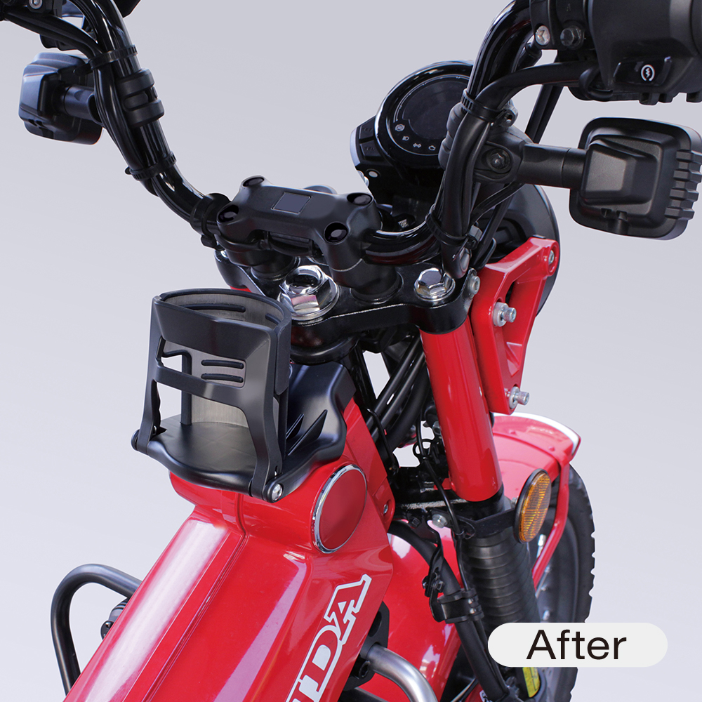 ハンターカブCT125専用ドリンクホルダー｜２りんかん