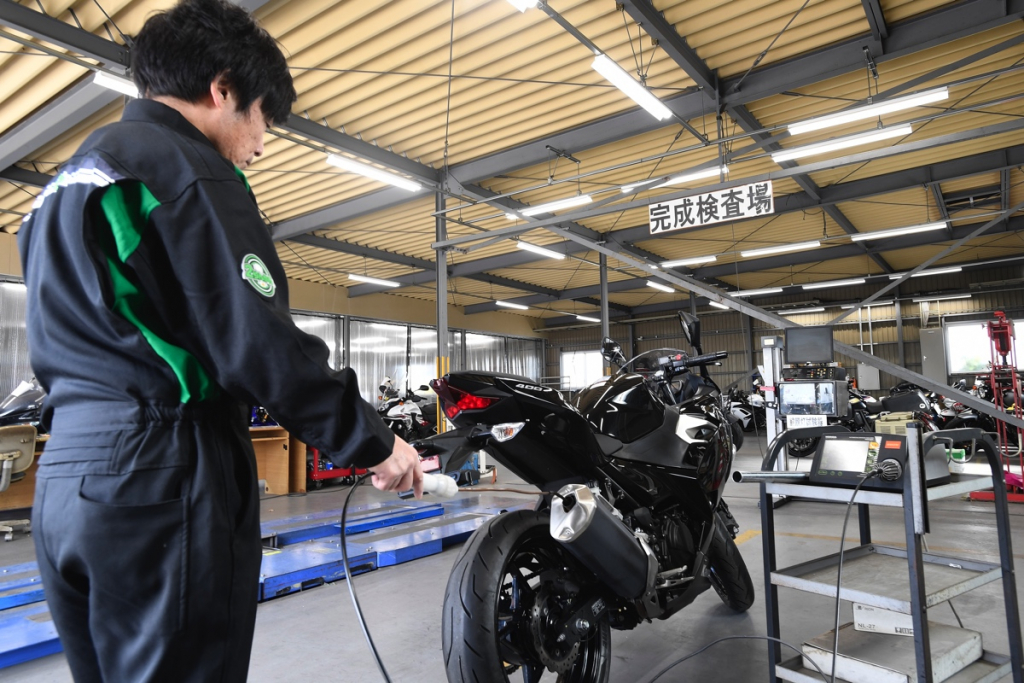 バイク車検は２りんかん