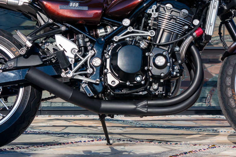 PCM_ショート管マフラー Z900RS対応品｜２りんかん