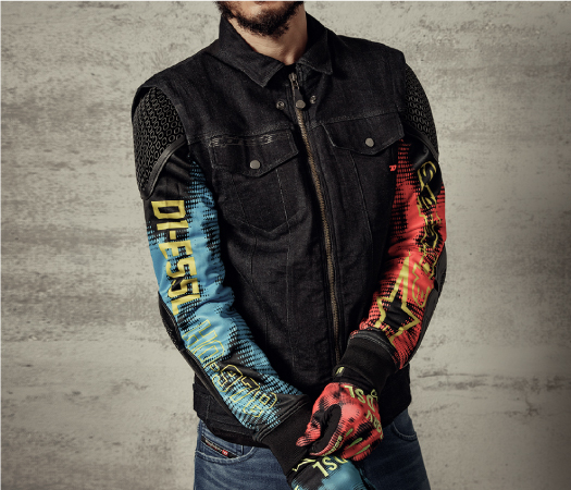AS-DSL KENTARO DENIM JACKET col.7208 RINSE BLUE BLACK