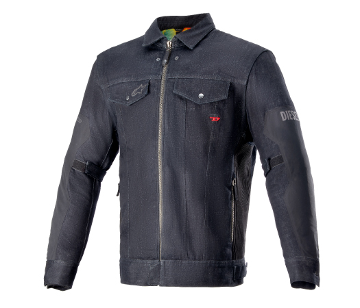 AS-DSL KENTARO DENIM JACKET col.7208 RINSE BLUE BLACK
