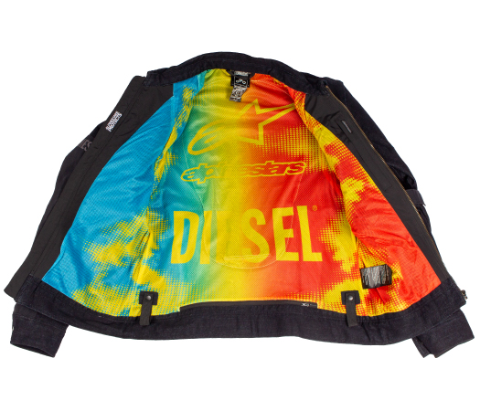 AS-DSL KENTARO DENIM JACKET col.7208 RINSE BLUE BLACK