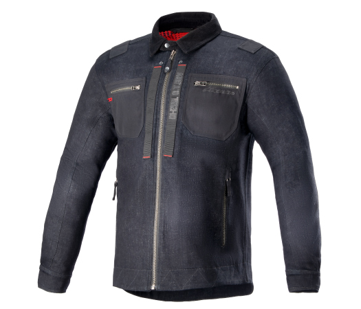 AS-DSL TOSHIO DENIM JACKET col.7208 RINSE BLUE BLACK