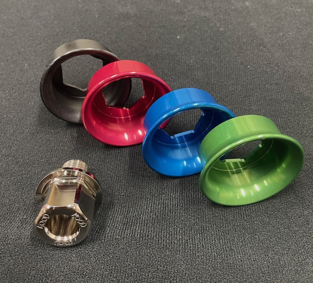 WORKS SPECフロントアクスルボルト& スライダーコーン