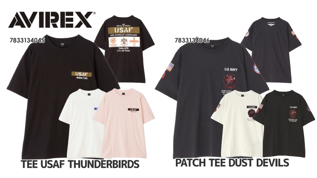 AVIREX Tシャツ｜２りんかん