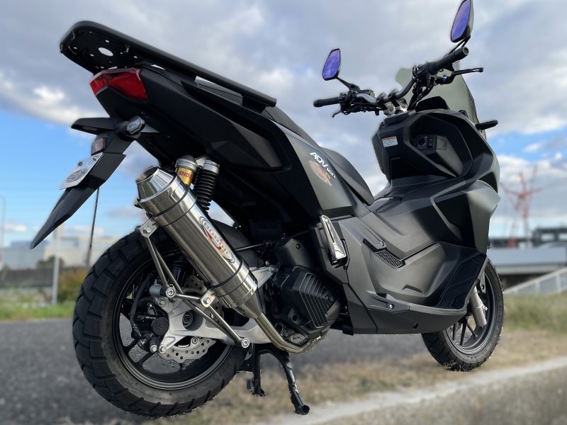 ADV160(8BK-KF54) ベリアル NEXUS RSマフラー｜２りんかん