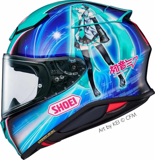 SHOEI 「初音ミク」とのコラボモデル「Z-8 初音ミク」｜２りんかん