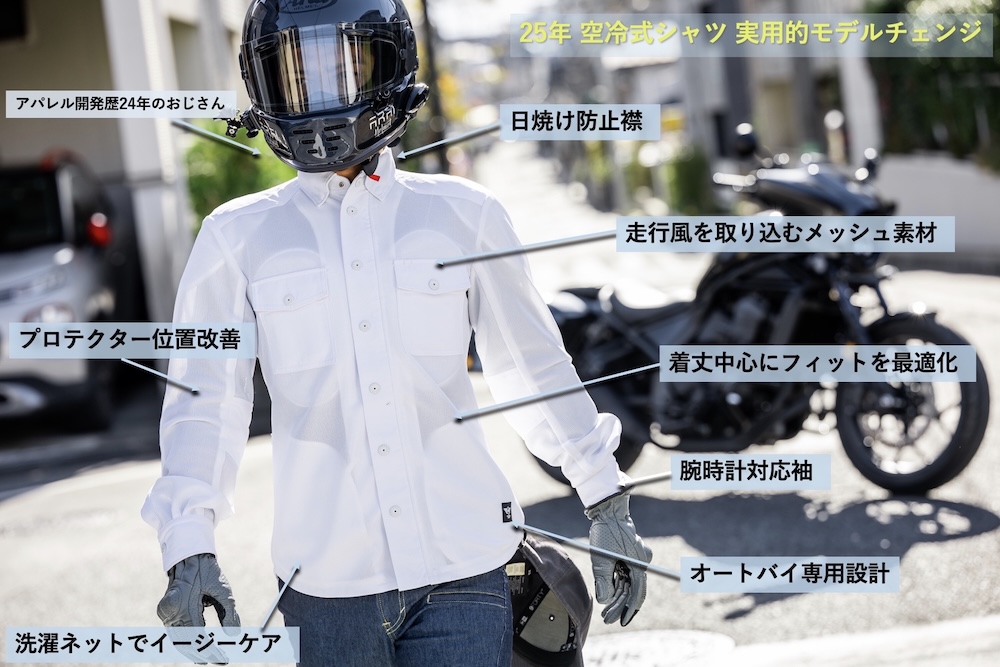 BMC空冷式シャツ｜２りんかん