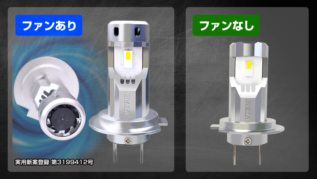 LEDヘッドライトバルブ|デルタ MOTO LEDヘッド H4/HS14500k|2りんかん全店で取扱い!