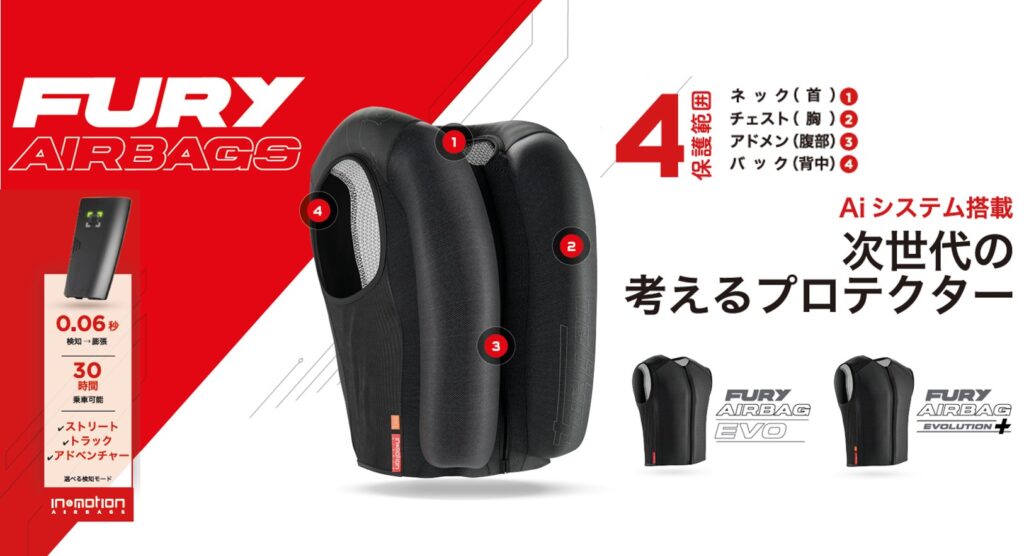フリュガン ライダー用エアバッグ｜２りんかん