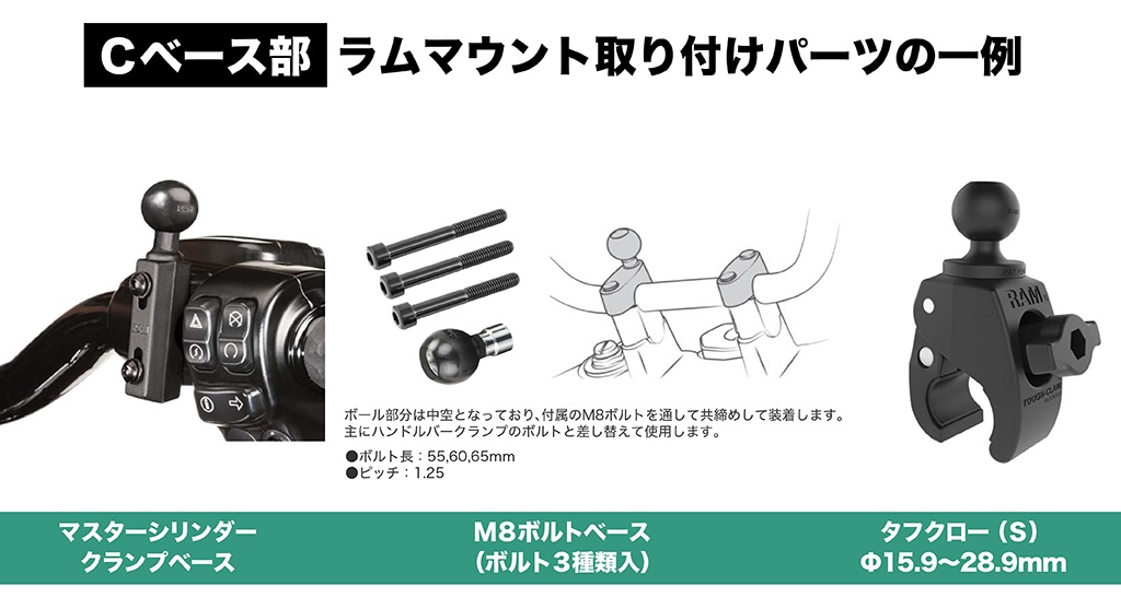 スマホホルダー|RAM MOUNTS(ラムマウント)|2りんかん