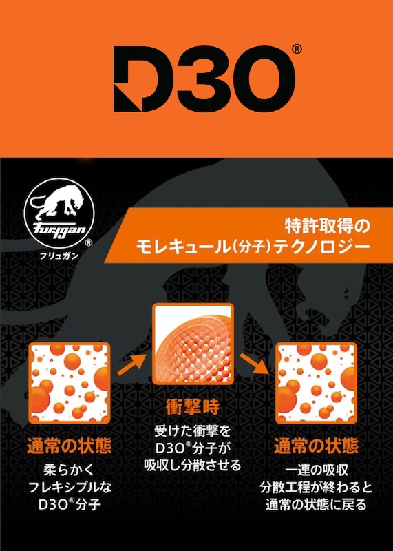 Furygan_ARA 5.0 D3O® ゴースト|2りんかん