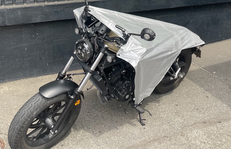 バイクの猛暑対策｜DM2_モトシェード｜２りんかん