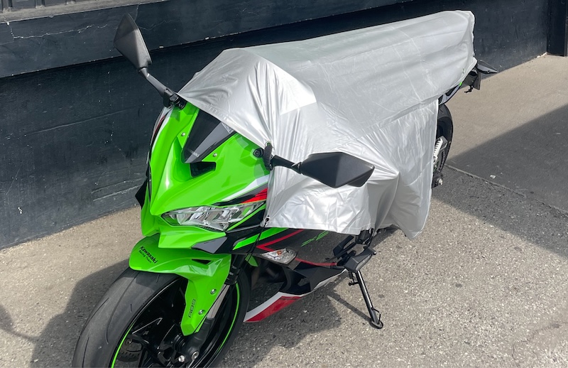 バイクの猛暑対策｜DM2_モトシェード｜２りんかん