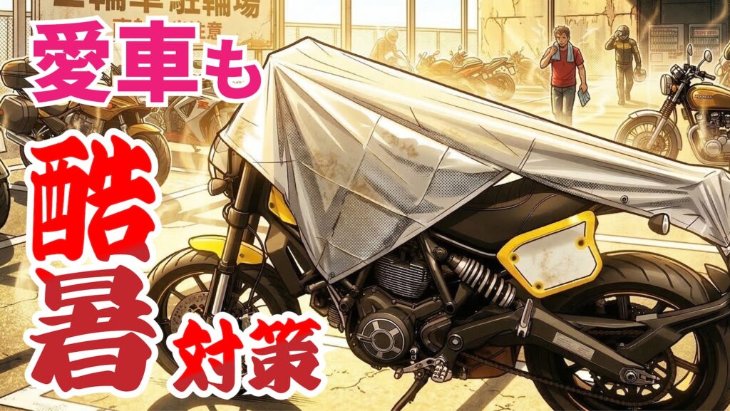 バイクの猛暑対策｜DM2_モトシェード｜２りんかん