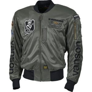 VANSON VS578RS-S2601-MA-1 MA-1 MESH JACKET