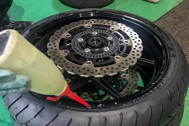 エアー漏れがないか確認