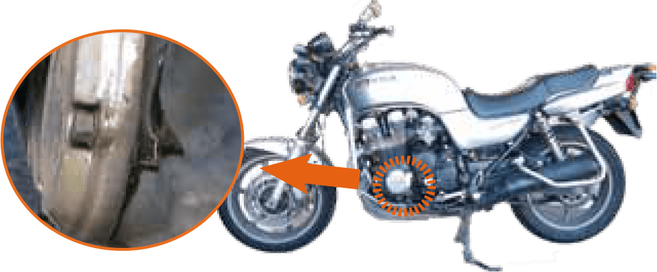 2りんかんSOD-1Plusを添加したバイクのパッキンシール