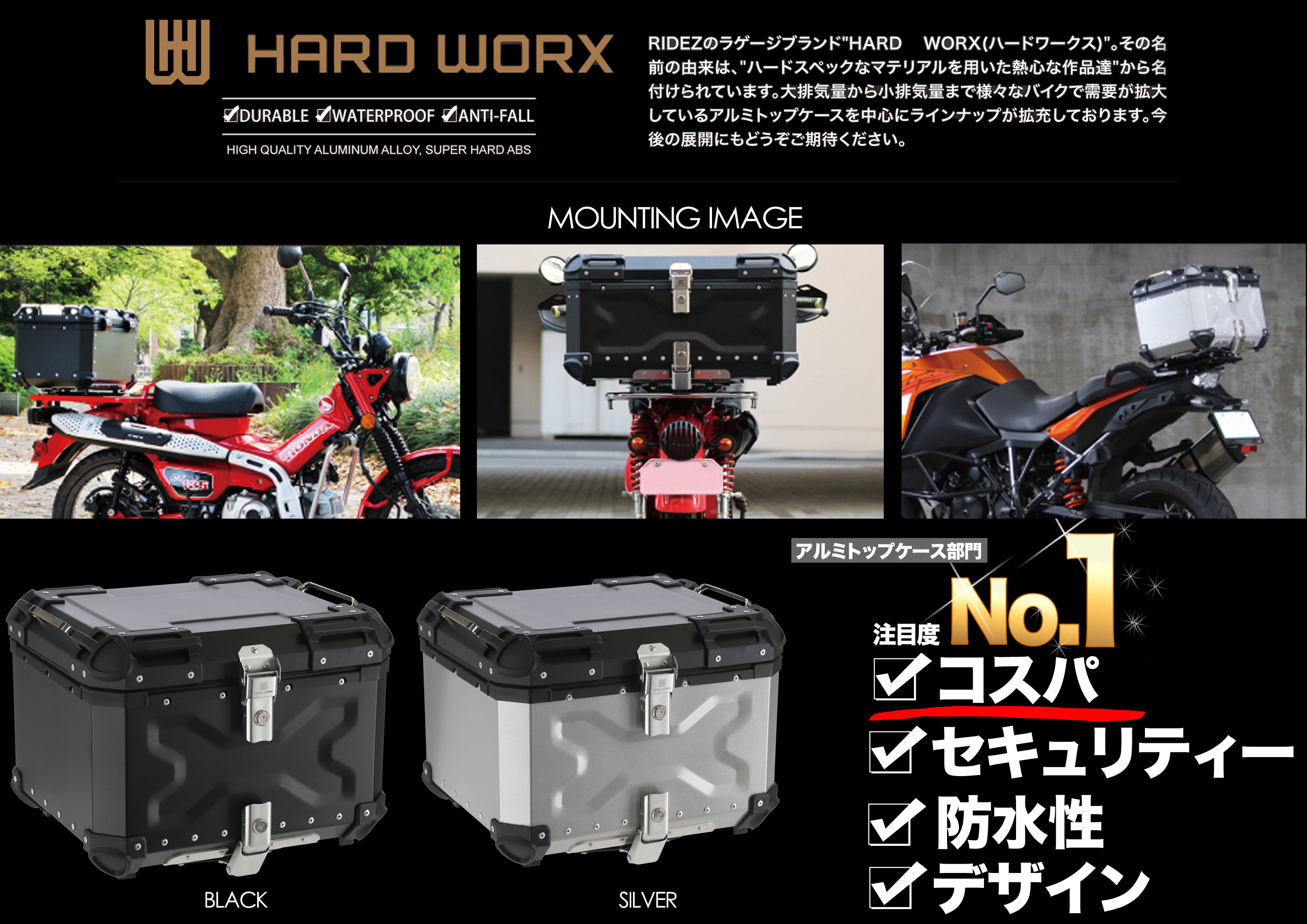 CT125,ハードワークス,装着,ハンターカブ